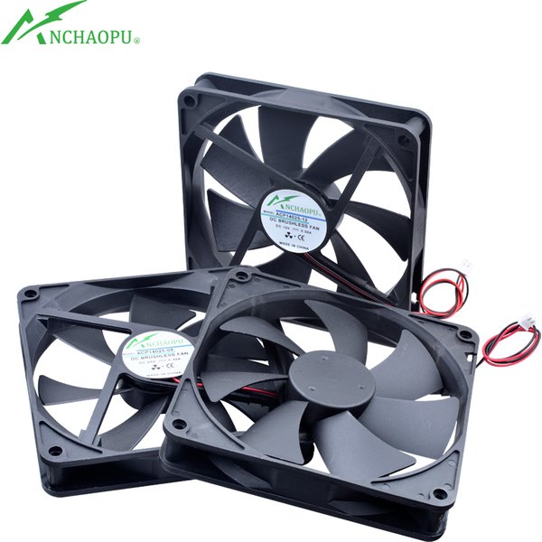 ACP14025 14cm 140mm Fan 140x140x25mm DC5V 12V 24V 2pin Cooling Fan Suitable for PC Case Power Supply Router Inverter