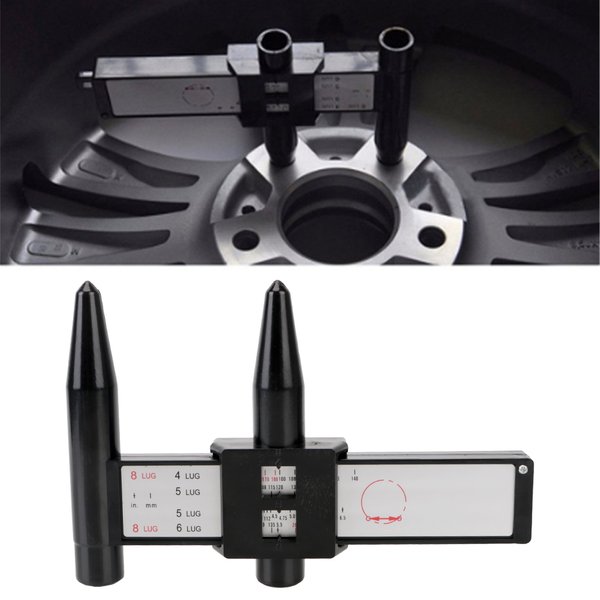 Auto-Bremssattel, Radnabe, Bolzenlehre, Messgerät, Mess-Set, 8 Stecker, Löcher, Abstand, Messung, Reparaturwerkzeug, Nachrüstung, Autozubehör