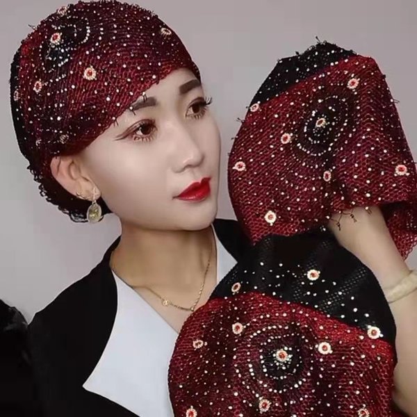 Elegante Blume Perlen frauen Turban Hut Winter Frauen Muslimischen Kopftuch Motorhaube Weibliche Kopf Wraps Caps Turbante Mujer Chemo Hüte
