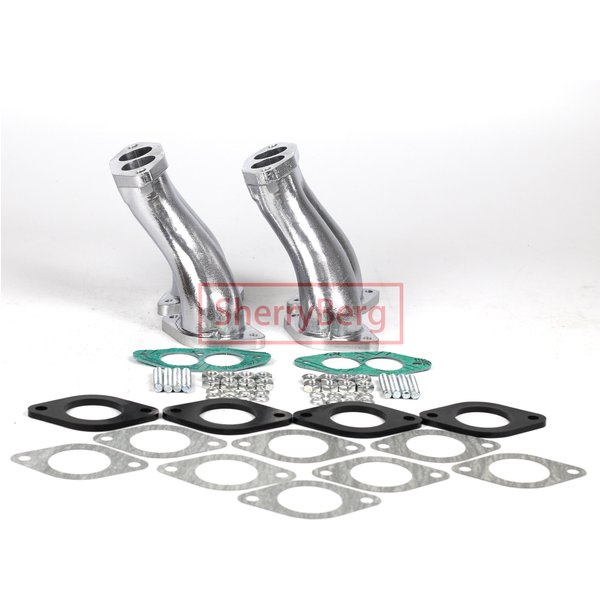 SherryBerg – ensemble de collecteurs d'admission pour VW Bug Aspirazione par 2x Weber 40 44 IDF Dellorto Drla Carburatore pour VW Typ1 Motore T1