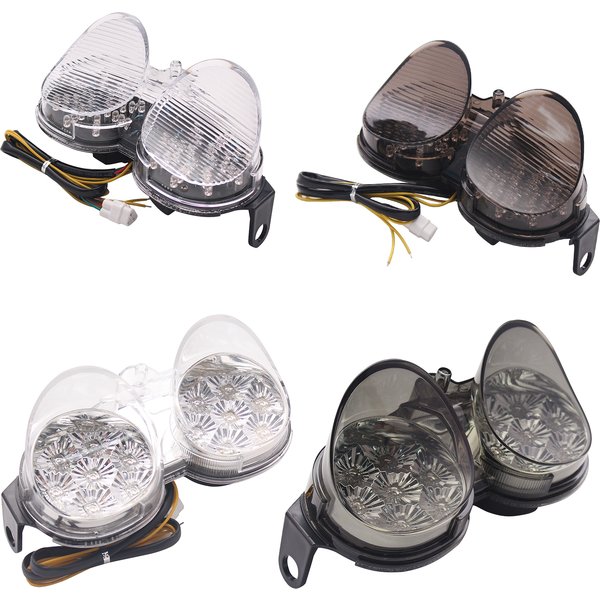 Feu arrière pour Yamaha YZF-R6 1998 – 2002, ensemble de freinage, LED, indicateur de direction pour moto