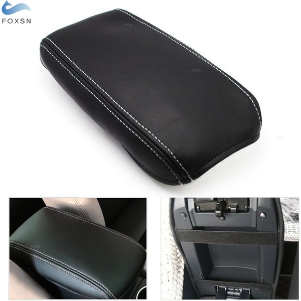 Couvercle de boîte d'accoudoir central de style de voiture, tampon de Protection en cuir microfibre pour VW Golf 5 MK5 2005 2006 2007 2008 2009 2010