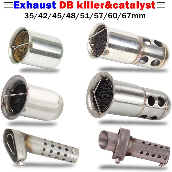Silencieux d'accès moto, Catepik DB Killer, Silformerly Noise Sound Eliminator, AkHeavy accueilli c pour SC, 35mm, 42mm, 45mm, 48mm, 51mm, 60mm