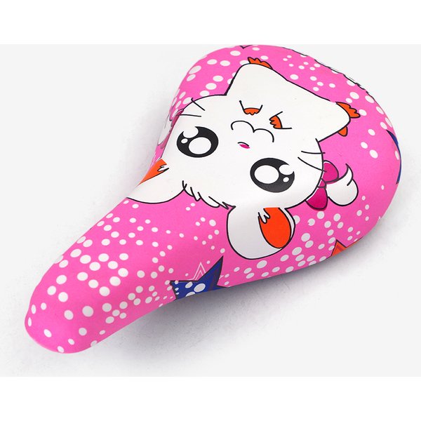 Front Child Bike Seat Pink Child Bicycle Saddle Spare Parts for Kids Riding Bicycle Children Baby Seat Balance Bike Saddle Parts