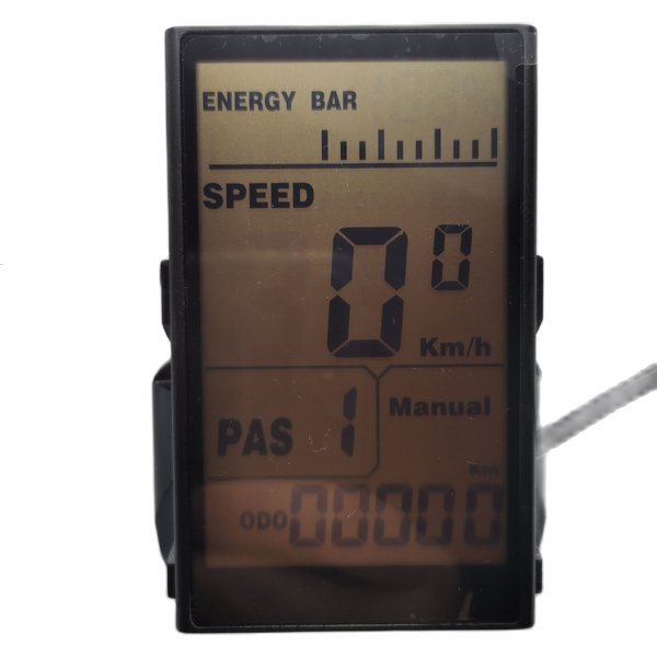 STELLA NOKEE (personnalisé) vélo électrique 36V KING-METER écran LCD de compteur de vitesse de panneau d'ordinateur numérique de vélo électrique