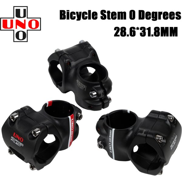 UNO AM – tige de vtt ultralégère à 0 degré, 35/45mm, 31.8mm, 28.6mm, tige courte, pièces de guidon
