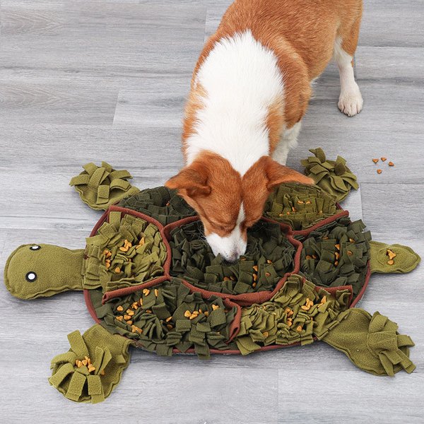 Hunde-Schnüffelmatte in Schildkrötenform, Langsam-Fütterungsunterlage für Haustiere, Schnüffelmatte für Hunde, Hundetrainingsspielzeug, Stressabbau-Spielzeug für Haustiere, Geschenk für Hunde