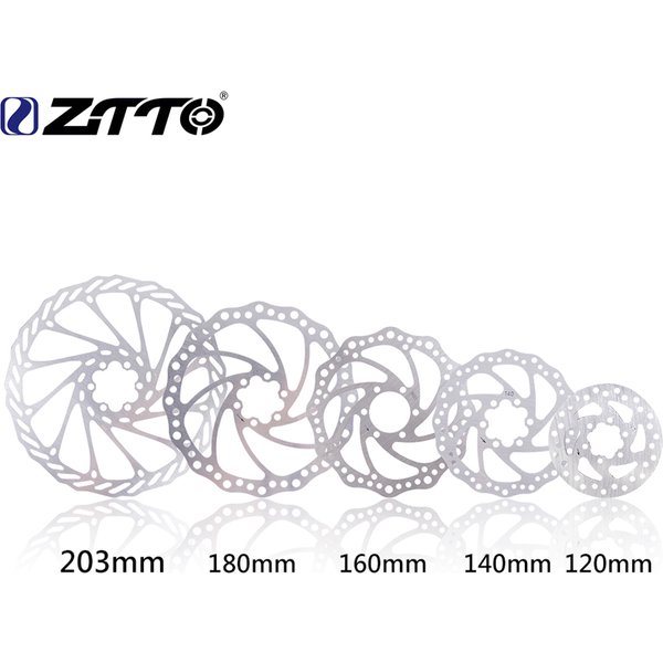 ZTTO 120mm/140mm/160mm/180mm/203mm 6 Inches Stainless Steel Bicycle Rotor Disc For Mountain Road Cruiser Bike Brake parts