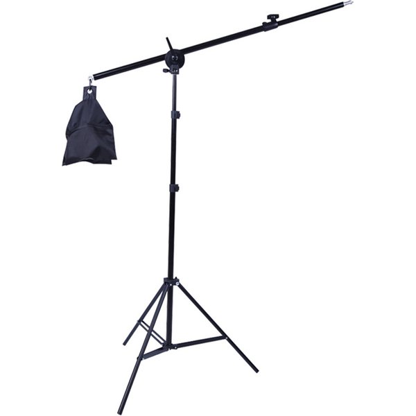 Tripod for Softbox Light Stand Photo Studio 2M with 1.4M Boom Arm Flexible Sandbag Supporting Lighting Photography Phone Flash