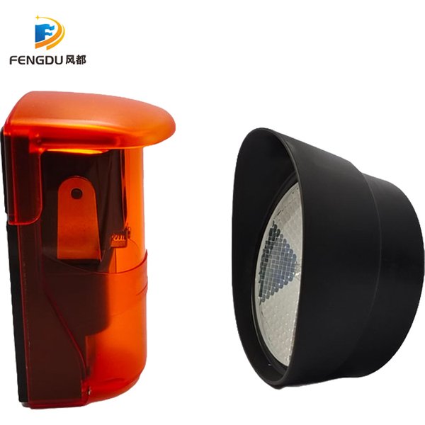 Capteur de cellule photoélectrique infrarouge à longue portée 12-24V DC/AC, porte automatique, avec couvercle étanche