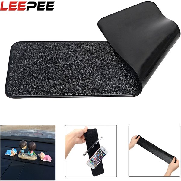 Large Long Car Dashboard Sticky Pad Non-Slip PU Leather Mat Gel Magic Anti-slip Mat Car-styling For Phone Key GPS Tablet Holder