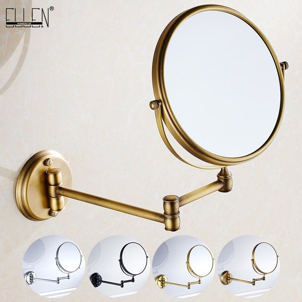 Accessoires de salle de bain miroir de maquillage miroir de bain Antique Bronze loupe murale miroirs de salle de bain matériel de salle de bain-80290