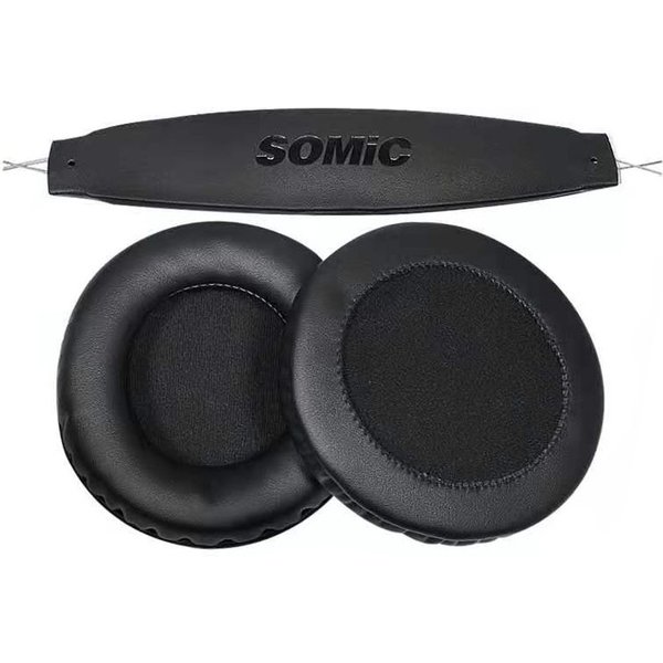 Coussinets d'oreille en cuir pour Somic G941, oreillettes en éponge
