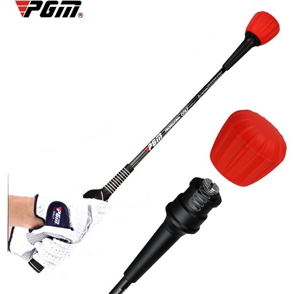 Pgm golfs chwung trainings club anfänger korrektur haltung trainer einstellbarer klang silikons imulator lehrstab stab hgb009