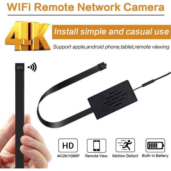 HD 1080P WiFi IP Mini-Kamera Videorekorder Echtzeit-Heimsicherheits-Mikrokamera DIY 4K Modul Bewegungserkennung Fernsteuerung Versteckte TF-Karte
