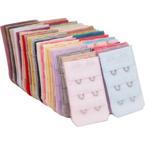4/5/6/8 Stück Nylon-Verlängerung, Schnallenverlängerung für Frauen, 3 Reihen, 2 Haken, BH-Träger-Verlängerung, Nähwerkzeug, Haken, Dessous-Zubehör