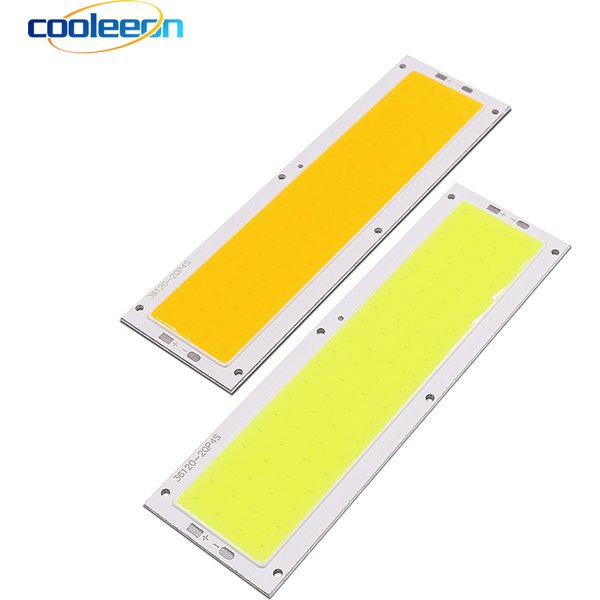COOLEEON 120 x 36 mm COB-LED-Birne, DC 12 V, 10 W, Leuchtdiode, Rot, Blau, warm, natürlich, kühles Weiß, LED-Lampe für DIY-Beleuchtung