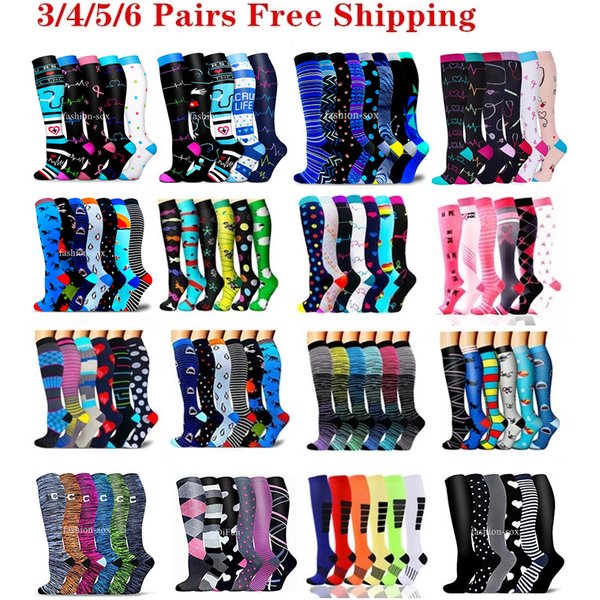 Nurse Compression Blood Circulation Stockings Varicose Veins Running Socks 20-30mmHg