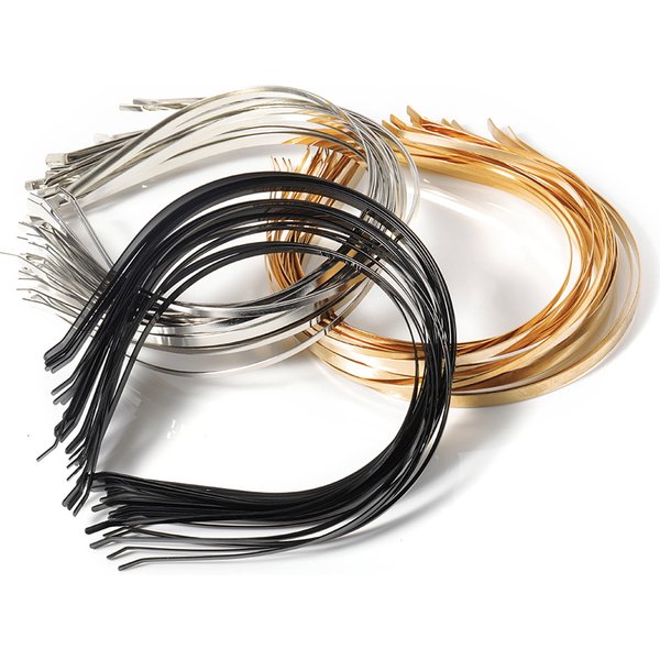 5pcs Metal Head Band Hairwear Hair Bands Blank Base Setting for Women Wedding Headwear headband Jewelry Making Components DIY
