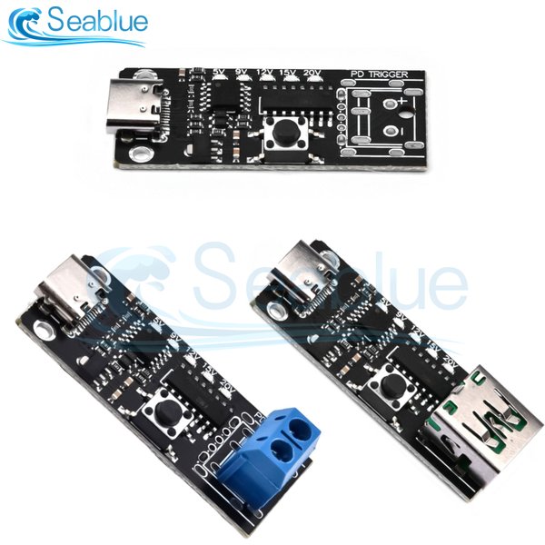 100w 5a Typ-C USB-QC-Lockvogel-Trigger platine 5V 9V 12V 15V 20V Ausgang PD 2,0 3,0 Trigger adapter Kabel anschluss Polling Detector
