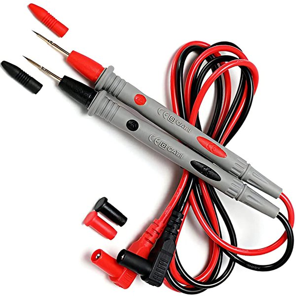 Kit de sondes de test multimètre 20A 1000V, aiguilles de mesure, stylos-câbles numériques, kit testeur de tension multimètre PVC