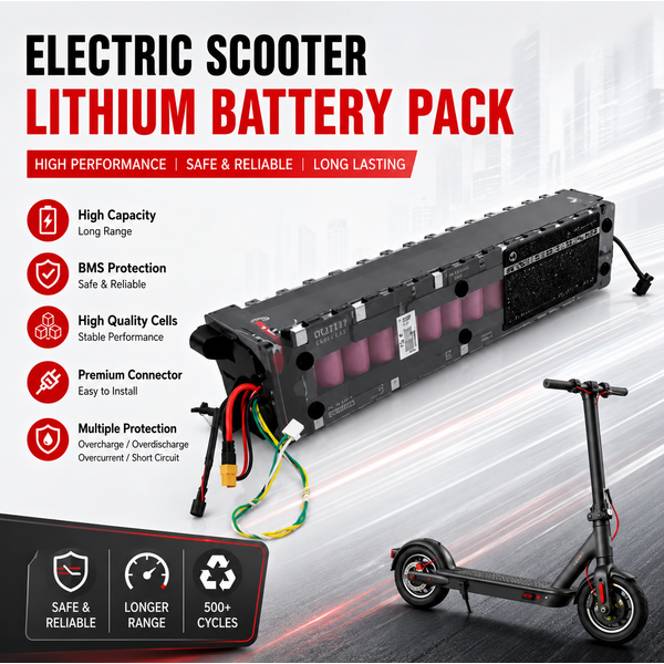 Batterieersatz für Mijia M365 M356 15-20 36V 7.8Ah 10S3P Elektroroller-Batterie