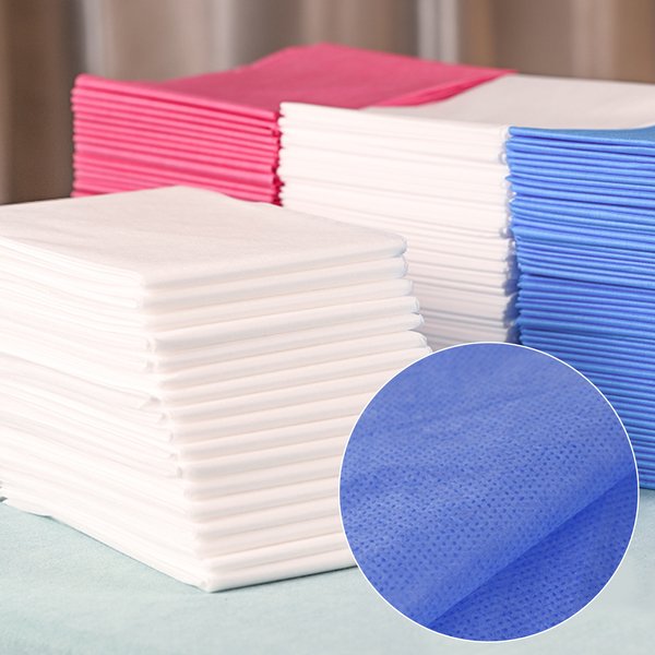 100 draps jetables non tissés 80*180cm, trois couleurs, pour table de tatouage, SPA, massage, lit-chaise - Fournitures de tatouage