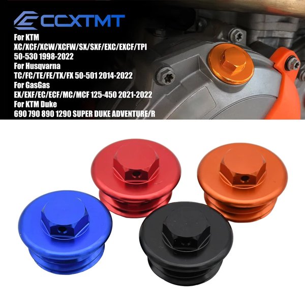 Cnc motocross motoröl einfüll stecker deckel abdeckung für ktm sx xcfw exc excf sxf xcw xc xcf tpi sechs tage 2010-2015 85sx 105sx 65sx