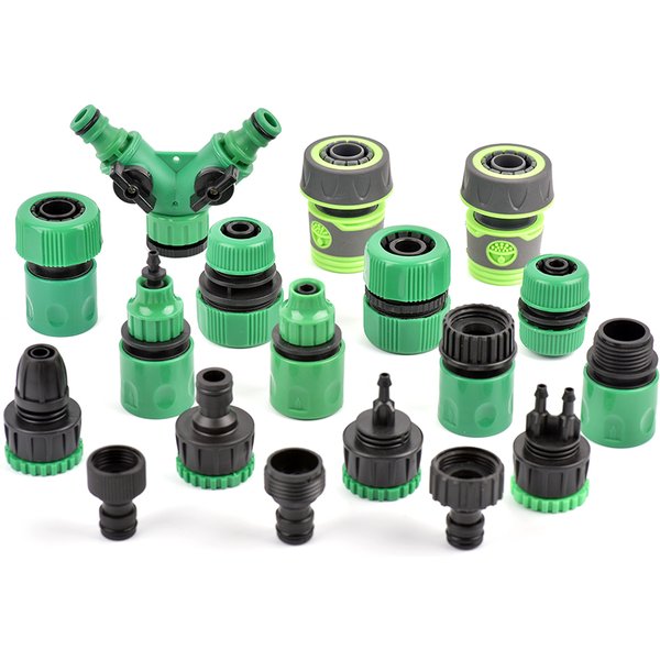 Garden 1/4" Hose Quick Connector 4/7 8/11 16mm 20mm Barb Water Pipe Joint 1/2" 3/4" Male Female Thread Drip Irrigation Adapter
