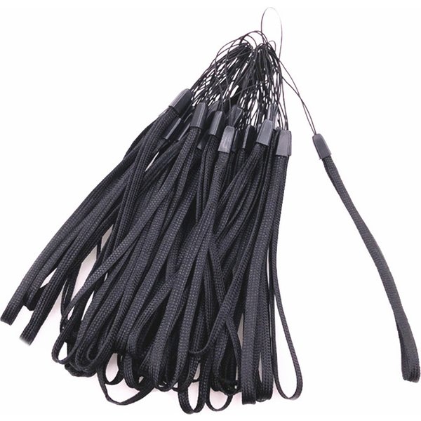 50 pièces multicolore main poignet sangle lanière sangle chaîne pour Selfie bâton lanière lampe de poche téléphone portable et lanière d'alimentation Mobile