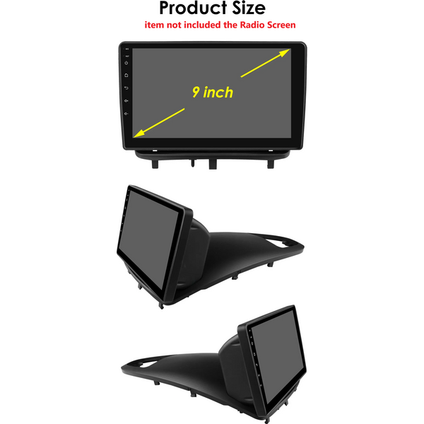 Rahmenset mit Stromkabel und Canbus-Box für Opel Corsa D 2007 - 2012 Schrägheck Van Multimedia Video GPS AI Intelligenter Player RDS