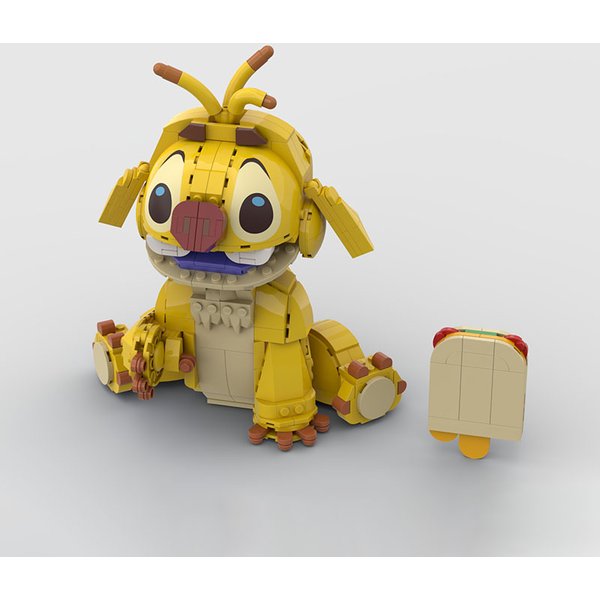 Nouvel ensemble de 689 pièces de blocs de construction Lilo & Stitch Reuben, modèle de dessin animé, jouets d'assemblage DIY, jouets éducatifs pour enfants, cadeaux d'anniversaire et de Noël