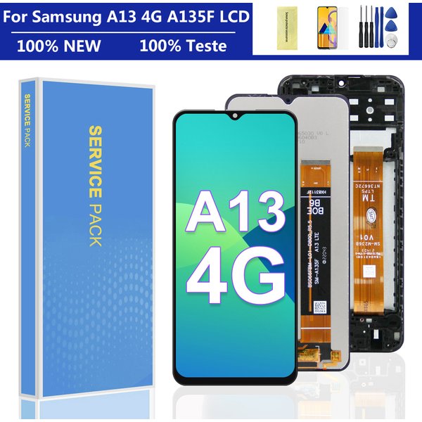 6.5" High Quality For Samsung Galaxy A13 4G LCD Display Touch Screen Digitizer For Samsung A13 LTE A135F A135B SM-A135U1 LCD