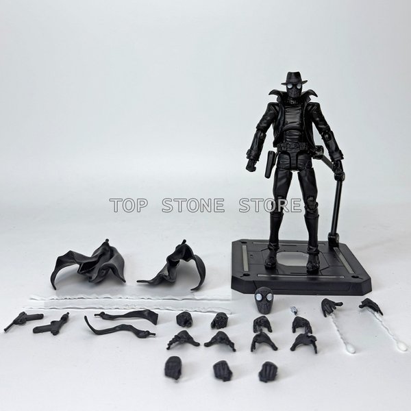 Figurka akcji Spider Noir, Sentinel Toys, figurka Petera Parkera, model PVC, ruchoma, kolekcja Marvel, lalka.