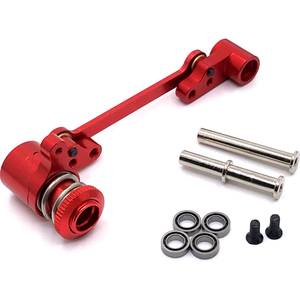 Mise à niveau de l'ensemble de direction en métal pour WLtoys 144010 144001 144002 124016 127017 124018 124019 Pièces de voiture LC 1/14 RC