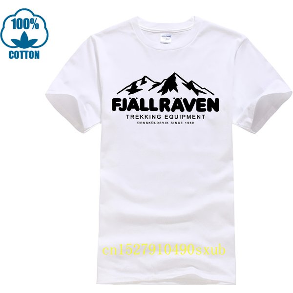 Fjall Men'S Abisko Trail Print Raven T-Shirt Unisex Size S-4XL