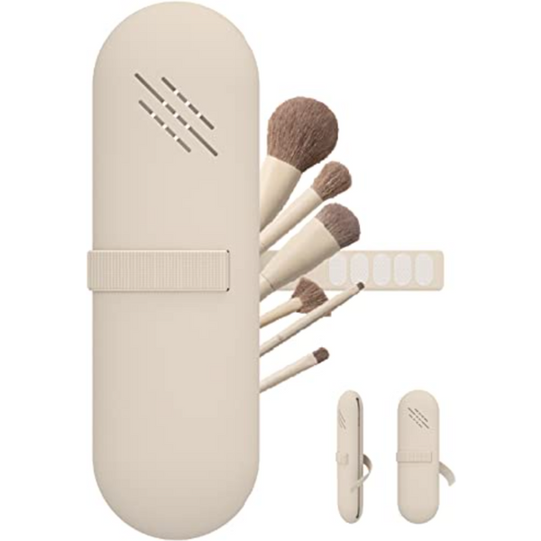 Travel Makeup Brush Holder,Make Up Organizer Bag Case,Cosmetic pouch,Toiletry Organizer,Silicon Small Makeup Brush Purse