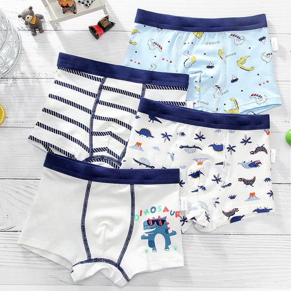 Enfants garçon slips 100% coton doux enfant en bas âge dessin animé fille culotte courte sous-vêtements pour enfant pour bébé garçon adolescent sous-vêtement 2 -15 ans
