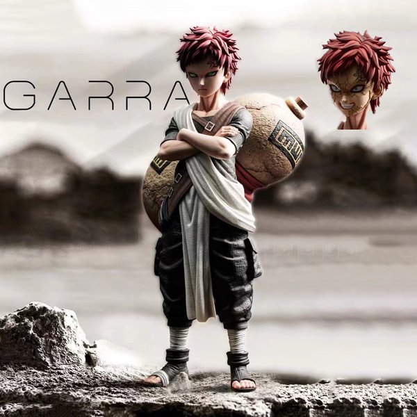 Anime figure NARUTO Figurine Gaara Figure GK PVC Statue Model Collectible Toys Gifts 26-28cm