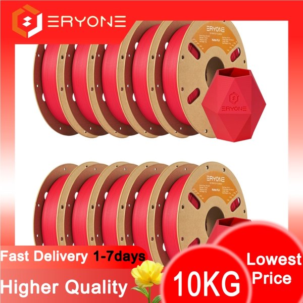 ERYONE 1/3/5/10KG Neues Mattes PLA-Filament auf Spule 1,75mm Hochwertig für 3D-Drucker Neuerscheinung Übersee-Lager