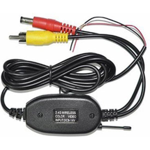 Exquisiter 12V 2,4Ghz kabelloser Auto-Sender und Empfänger für Fahrzeug-Ersatzkamera/vordere Autokamera
