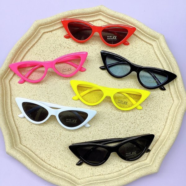 Lunettes de soleil œil de chat pour enfants, nouvelle mode, protection UV de voyage, lunettes de soleil pour garçons et filles