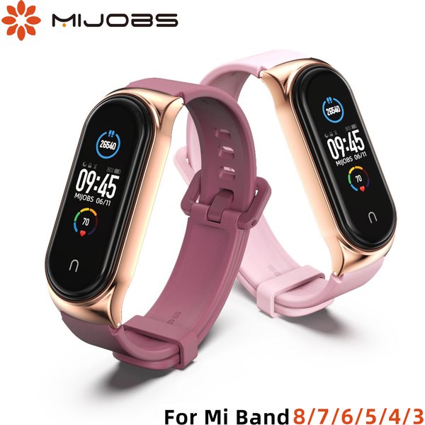 Strap For Xiaomi Mi Band 11 10 9 8 7 6 5 Silicone Wristband For Xiaomi Band 10 Bracelet For Mi Band 9 8Wrist Strap Replacement
