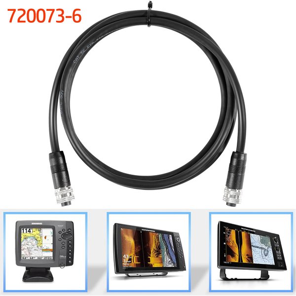 Ethernet-Kabel AS EC 5E für Humminbird, passend für SOLIX, Helix G2N, Helix G1, Onix, ION, 1100, 900, 800, 700 Serie ( 720073 -6)