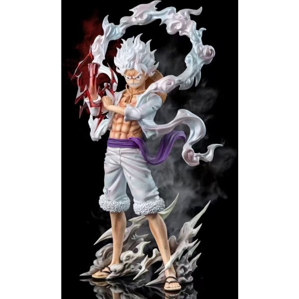 25cm/9,84 Zoll Anime-Figur 5 Gear Luffy One Piece Figur Nika Luffy Figur PVC-Statue Sammlermodell Spielzeug Geschenke