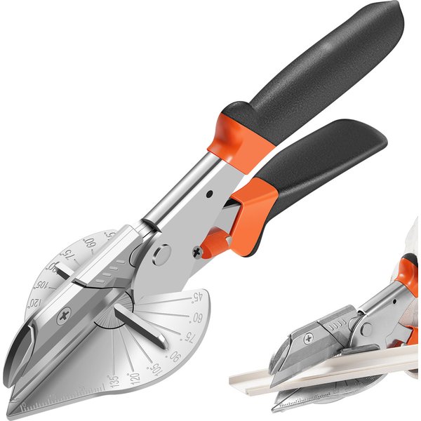 Cisaille d'angle 45-135 degrés coupe-onglet cisaillement à main ciseaux à onglet fil de revêtement coupe de conduit PVC PE tuyau en plastique tuyau ciseaux coupe