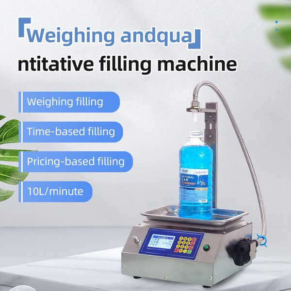 E017 Kommerzielle Abfüllmaschine für Flüssigwaschmittel und Getränke mit großem Fassungsvermögen, Membranpumpe, tragbar, einfache Montage und Bedienung