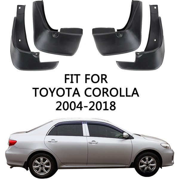 Für Toyota Corolla 2004-2018 PVC 4 Teile/satz Schmutzfänger Schmutzfänger Spritzschutz Vorne Hinten Kotflügel Kotflügel