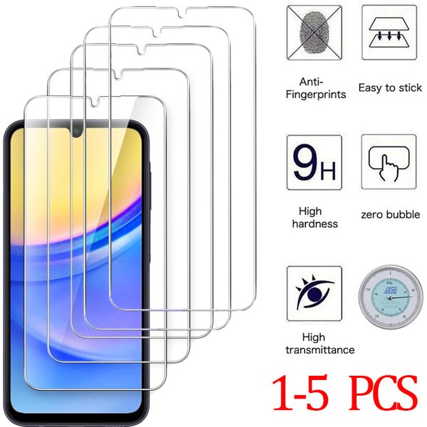 9H Displayschutzfolie für Samsung A15 A16 A56 A36 A17 A14 A25 A24 A55 A53 A52 A57 A37 A34 A35 gehärtetes Glas Samsung Galaxy A15 Schutz