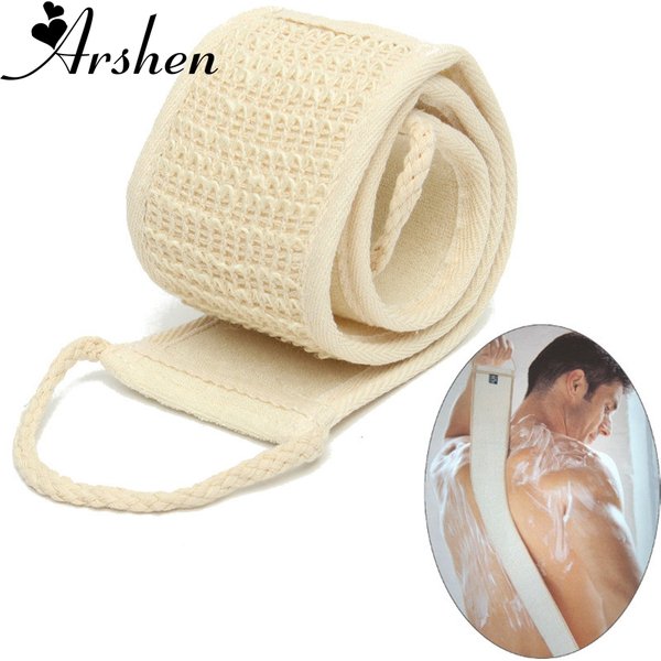 Arshen Natürliche weiche Peeling Luffa Bad Dusche Unisex Massage Spa Wäscher Schwamm Rückengurt Körper Haut Gesundheit Reinigungswerkzeug